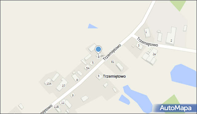 Trzemiętowo, Trzemiętowo, 4, mapa Trzemiętowo