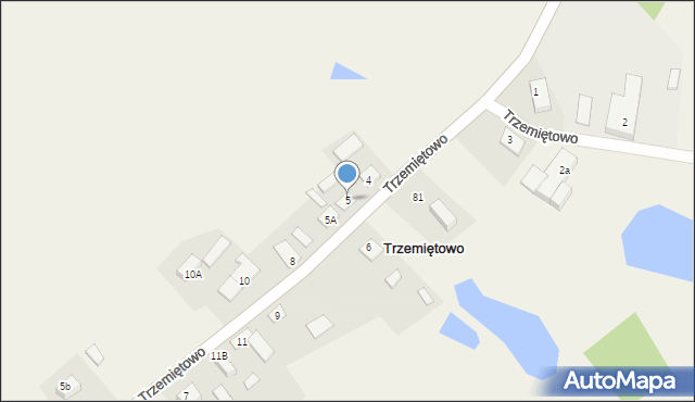 Trzemiętowo, Trzemiętowo, 5, mapa Trzemiętowo