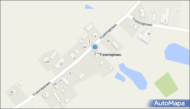 Trzemiętowo, Trzemiętowo, 6, mapa Trzemiętowo