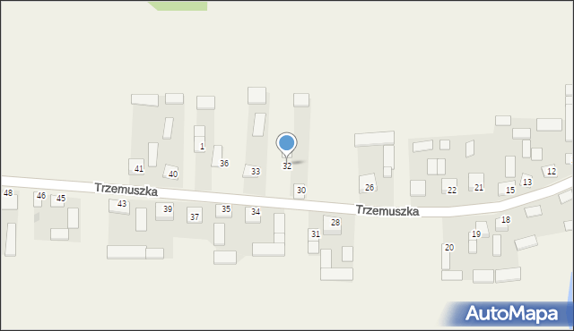 Trzemuszka, Trzemuszka, 32, mapa Trzemuszka