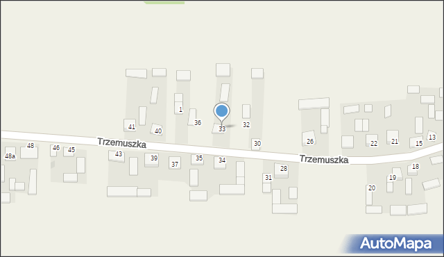 Trzemuszka, Trzemuszka, 33, mapa Trzemuszka