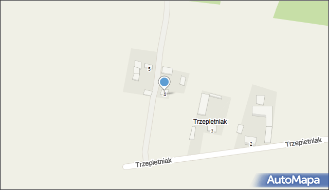 Trzepietniak, Trzepietniak, 4, mapa Trzepietniak