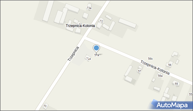 Trzepnica, Trzepnica, 71, mapa Trzepnica