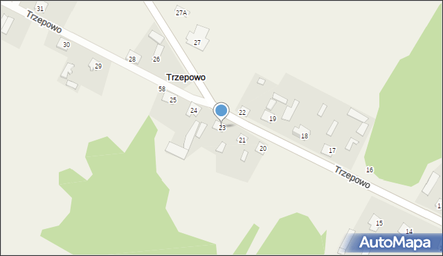 Trzepowo, Trzepowo, 23, mapa Trzepowo