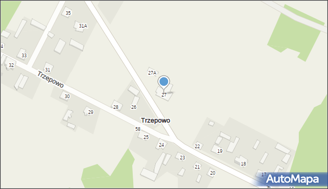 Trzepowo, Trzepowo, 27, mapa Trzepowo