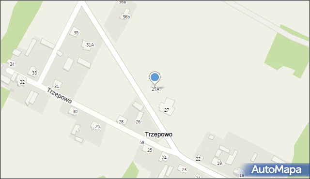 Trzepowo, Trzepowo, 27A, mapa Trzepowo