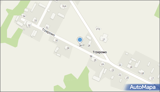 Trzepowo, Trzepowo, 28, mapa Trzepowo