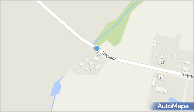 Trzęsacz, Trzęsacz, 3, mapa Trzęsacz