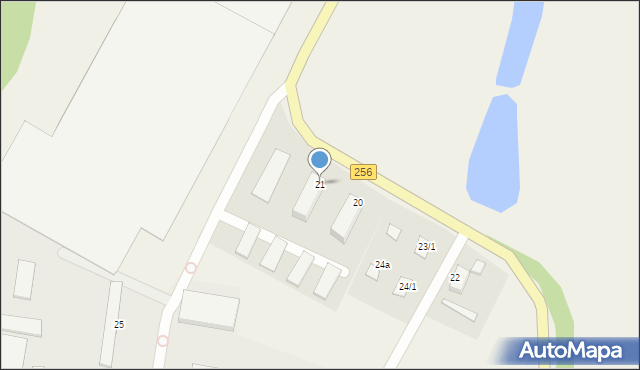 Trzęsacz, Trzęsacz, 21, mapa Trzęsacz