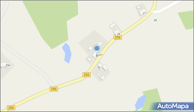 Trzęsacz, Trzęsacz, 30, mapa Trzęsacz