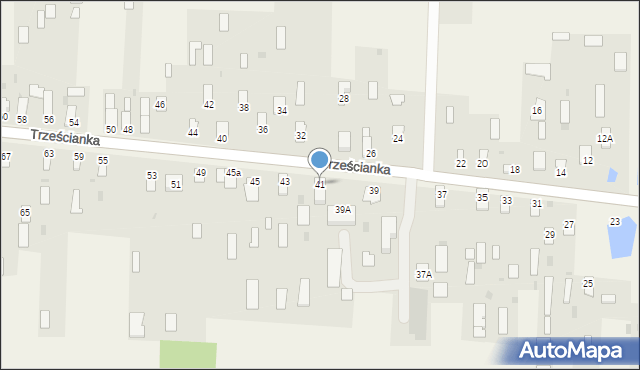 Trześcianka, Trześcianka, 41, mapa Trześcianka