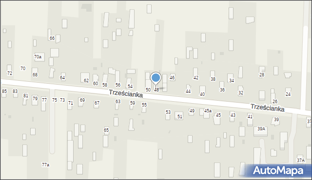 Trześcianka, Trześcianka, 48, mapa Trześcianka