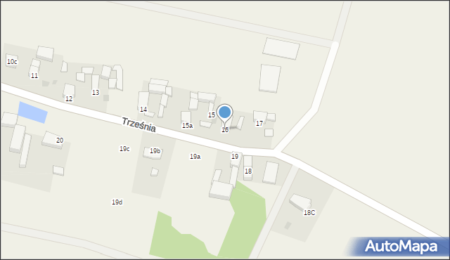 Trześnia, Trześnia, 16, mapa Trześnia