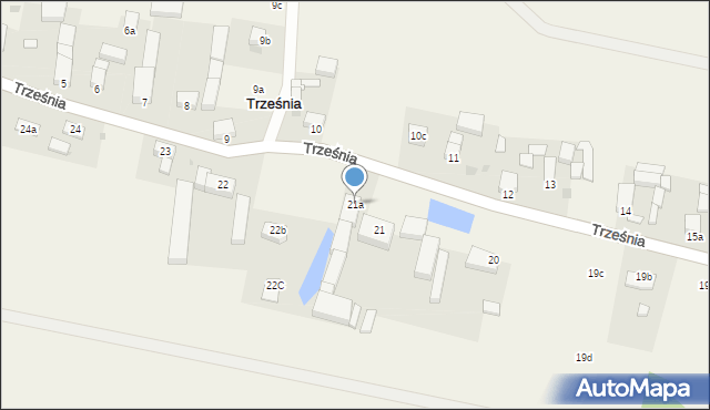 Trześnia, Trześnia, 21a, mapa Trześnia