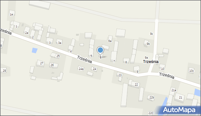 Trześnia, Trześnia, 6, mapa Trześnia