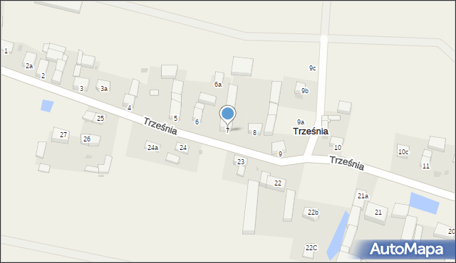 Trześnia, Trześnia, 7, mapa Trześnia