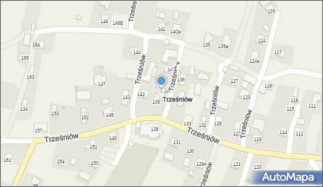 Trześniów, Trześniów, 111, mapa Trześniów