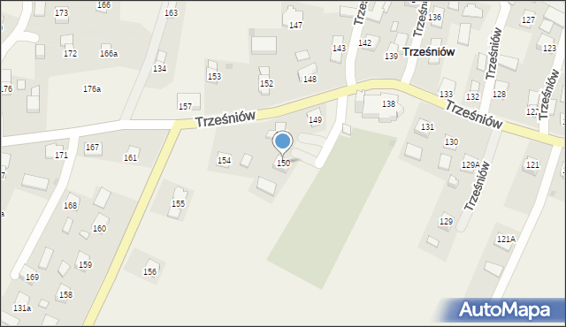 Trześniów, Trześniów, 150, mapa Trześniów