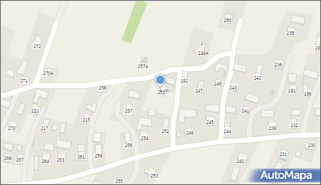 Trześniów, Trześniów, 251, mapa Trześniów