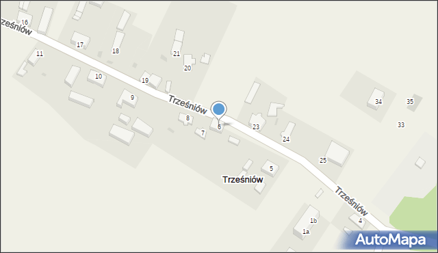 Trześniów, Trześniów, 6, mapa Trześniów