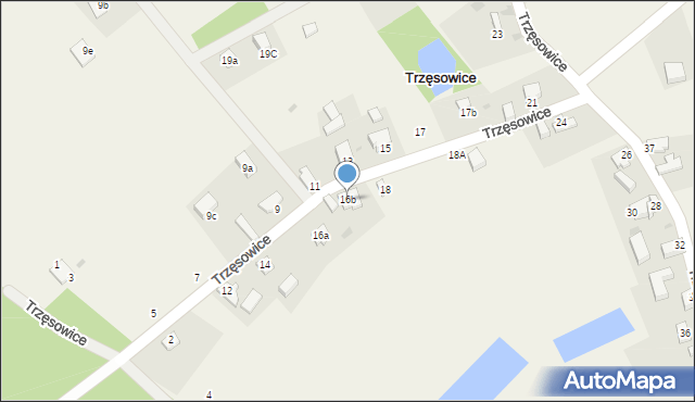 Trzęsowice, Trzęsowice, 16b, mapa Trzęsowice