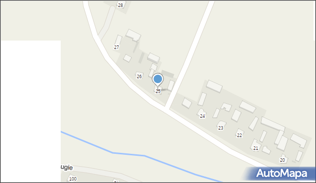 Trzeszczany Drugie, Trzeszczany Drugie, 25, mapa Trzeszczany Drugie