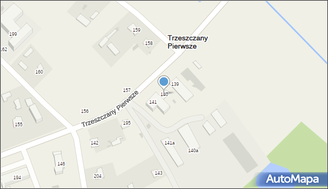 Trzeszczany Pierwsze, Trzeszczany Pierwsze, 140, mapa Trzeszczany Pierwsze