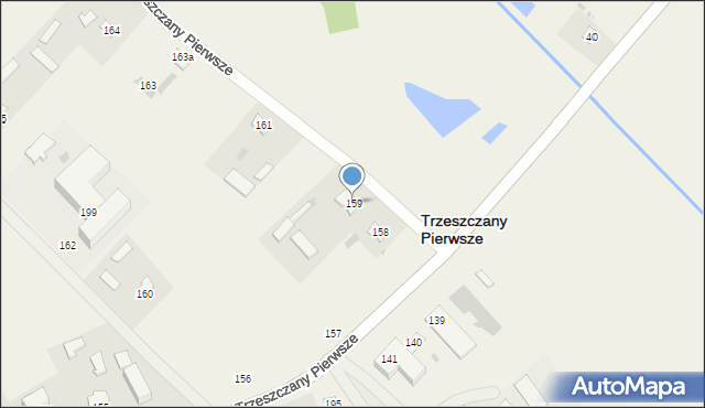 Trzeszczany Pierwsze, Trzeszczany Pierwsze, 159, mapa Trzeszczany Pierwsze