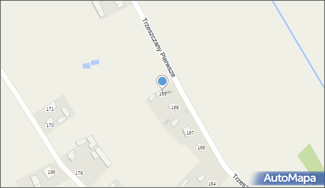 Trzeszczany Pierwsze, Trzeszczany Pierwsze, 169, mapa Trzeszczany Pierwsze