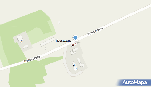 Trzeszczyna, Trzeszczyna, 1, mapa Trzeszczyna