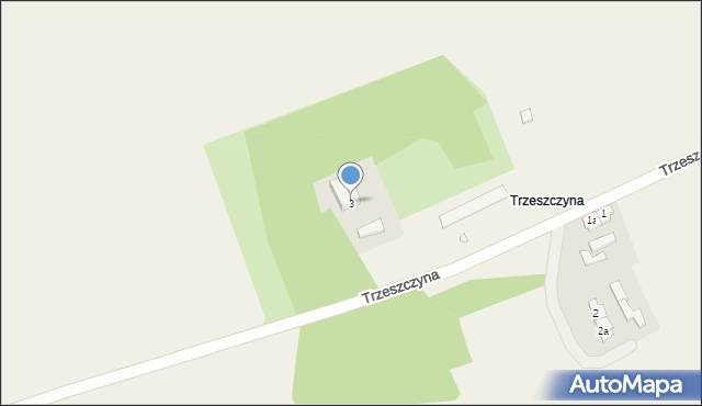 Trzeszczyna, Trzeszczyna, 3, mapa Trzeszczyna