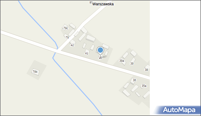 Trzeszków, Trzeszków, 40, mapa Trzeszków