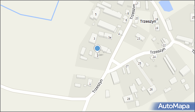 Trzeszyn, Trzeszyn, 2, mapa Trzeszyn