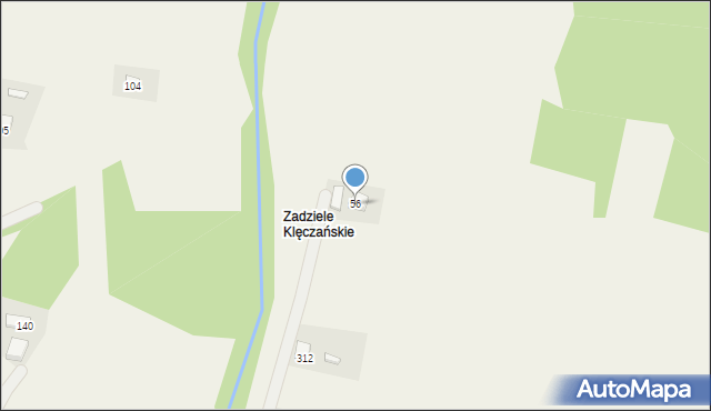 Trzetrzewina, Trzetrzewina, 56, mapa Trzetrzewina