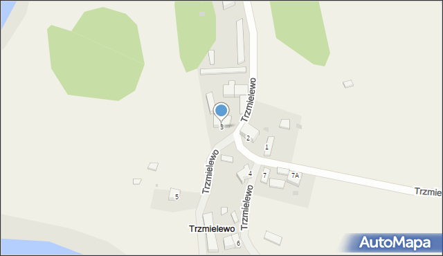 Trzmielewo, Trzmielewo, 3, mapa Trzmielewo