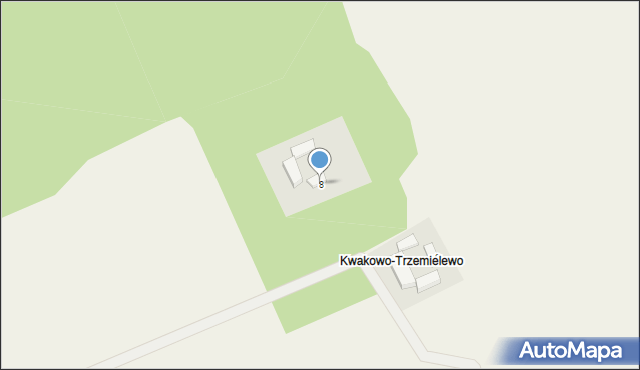 Trzmielewo, Trzmielewo, 8, mapa Trzmielewo