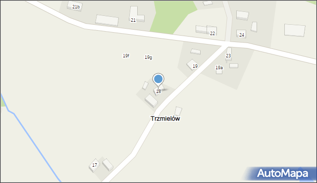 Trzmielów, Trzmielów, 18, mapa Trzmielów