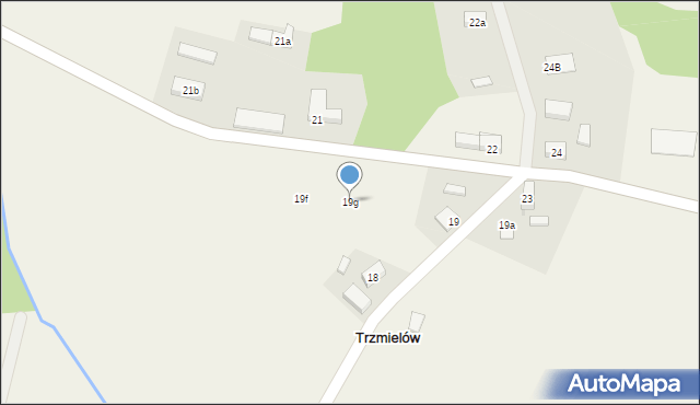 Trzmielów, Trzmielów, 19g, mapa Trzmielów