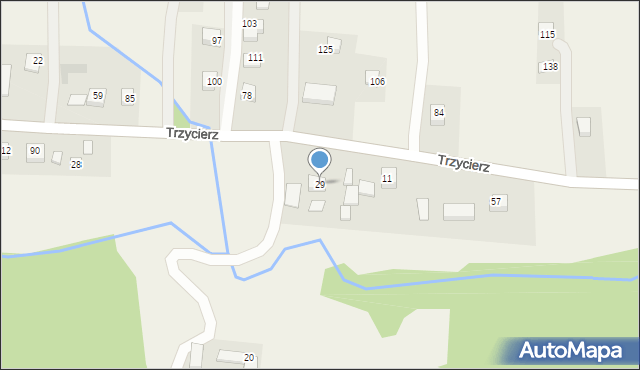 Trzycierz, Trzycierz, 29, mapa Trzycierz