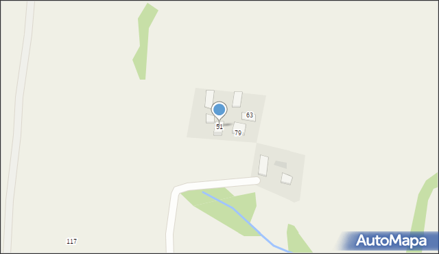 Trzycierz, Trzycierz, 51, mapa Trzycierz