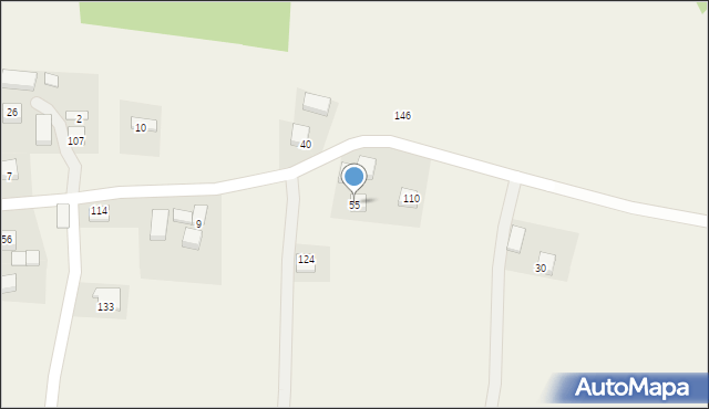 Trzycierz, Trzycierz, 55, mapa Trzycierz