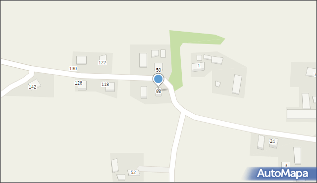 Trzycierz, Trzycierz, 98, mapa Trzycierz