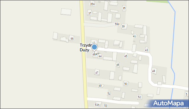 Trzydnik Duży, Trzydnik Duży, 44A, mapa Trzydnik Duży