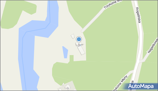 Trzykolne Młyny, Trzykolne Młyny, 4, mapa Trzykolne Młyny