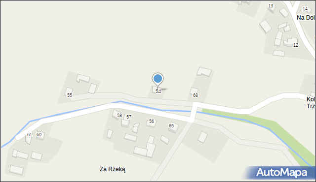 Trzykosy, Trzykosy, 54, mapa Trzykosy