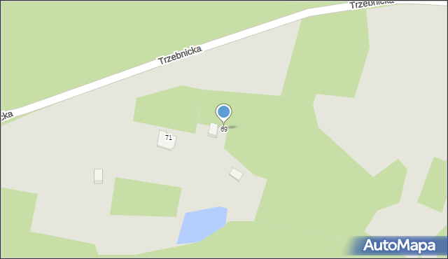 Twardogóra, Trzebnicka, 69, mapa Twardogóra