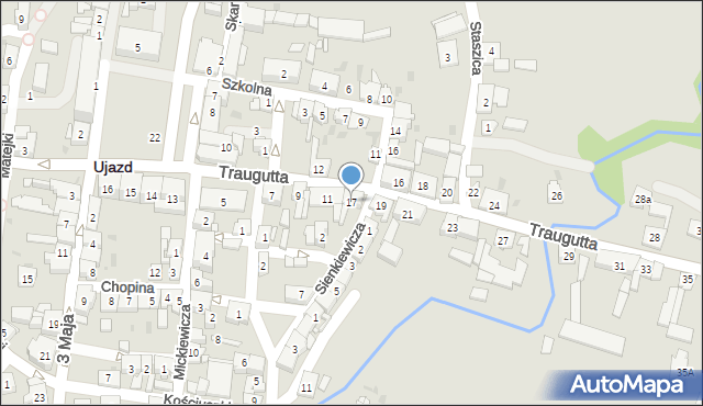 Ujazd, Traugutta Romualda, gen., 17, mapa Ujazd