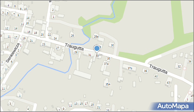 Ujazd, Traugutta Romualda, gen., 33, mapa Ujazd