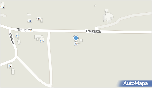 Ujazd, Traugutta Romualda, gen., 59, mapa Ujazd