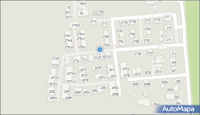 Warszawa, Trakt Lubelski, 271F, mapa Warszawy